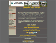 Tablet Screenshot of chucktownrentals.com